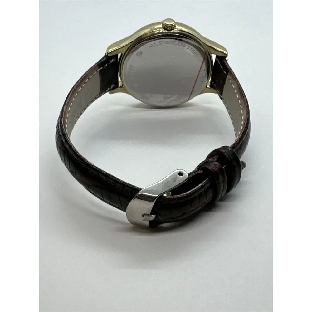 Fossil Laney BQ3391 Women's Leather Strap Analog Dial Quartz Wrist Watch JNA312
